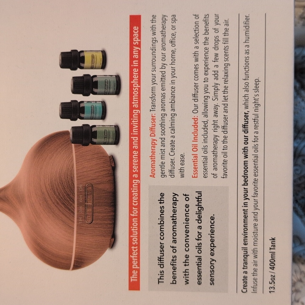 Brown Aromatherapy Diffuser - Picture 4 of 4